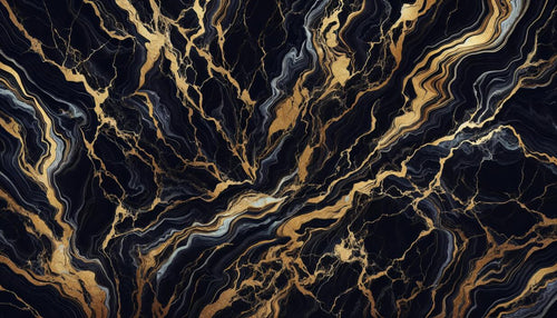 variant:A0006 | Marbre Noir 3 — papier peint sur mesure Novomur