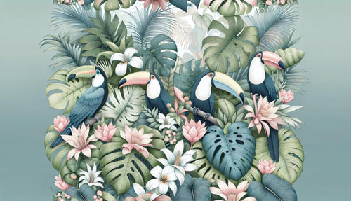 variant:A0010 | Chinoiserie Gris 2 — papier peint sur mesure Novomur