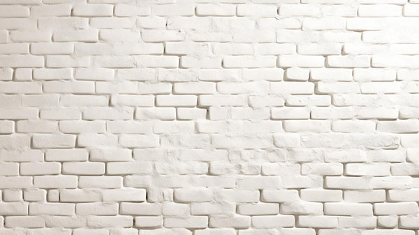 variant:A0057 | Brique Blanche Brun — papier peint sur mesure Novomur