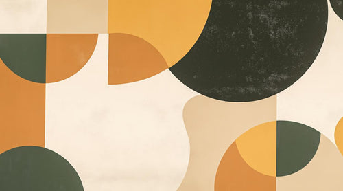 variant:A0099 | Geometrique Sable — papier peint sur mesure Novomur