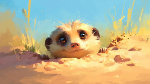 variant:A0196 | Animaux Mignons Enfant — papier peint sur mesure Novomur