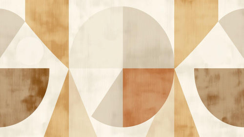 variant:A0220 | Geometrique Beige — papier peint sur mesure Novomur