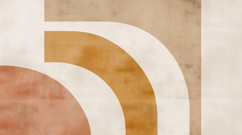 variant:A0222 | Geometrique Beige — papier peint sur mesure Novomur