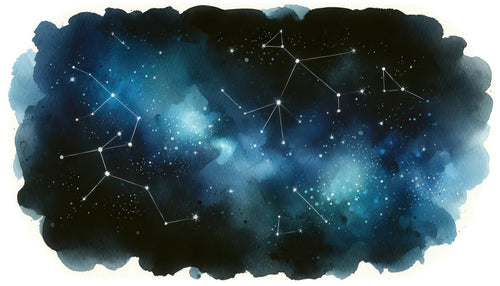 variant:A0294 | Ciel et Galaxie Gris — papier peint sur mesure Novomur