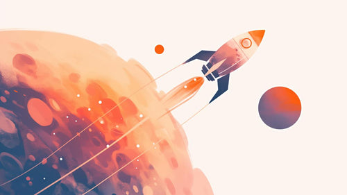 variant:A0296 | Espace Planetes Enfant — papier peint sur mesure Novomur