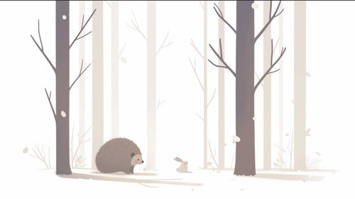 variant:A0298 | Animaux Foret — papier peint sur mesure Novomur