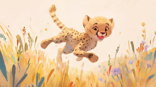 variant:A0374 | Animaux Mignons Enfant — papier peint sur mesure Novomur