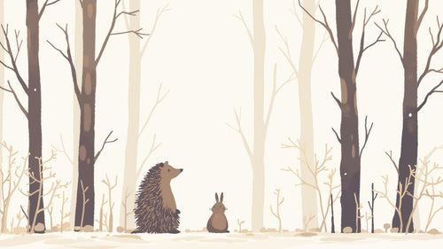 variant:A0618 | Animaux Foret — papier peint sur mesure Novomur