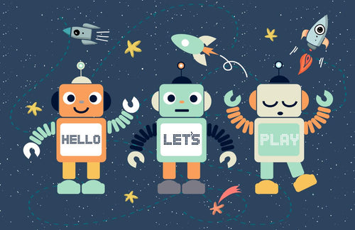 variant:C0047 | Espace Planetes Enfant — papier peint sur mesure Novomur