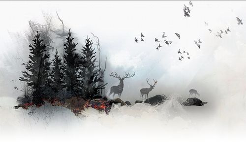 variant:SD0752 | Paysage Oriental Ivoire — papier peint sur mesure Novomur