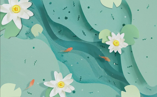 variant:SK0002 | Art Abstrait Ivoire — papier peint sur mesure Novomur