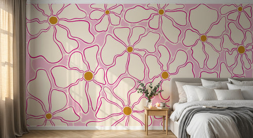 Papier peint Floral - Sur mesure - Design A0129
