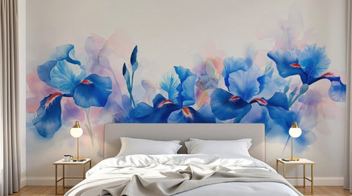 Papier peint Floral Ivoire - Sur mesure - Design A0594