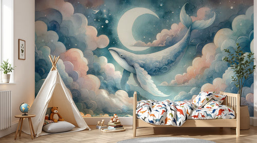 variant:A0070 | enfant_05_adventure已做 — Nuit Etoilee Noir — papier peint Novomur