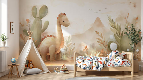 variant:A0236 | enfant_05_adventure已做 — Safari Savane Beige — papier peint Novomur