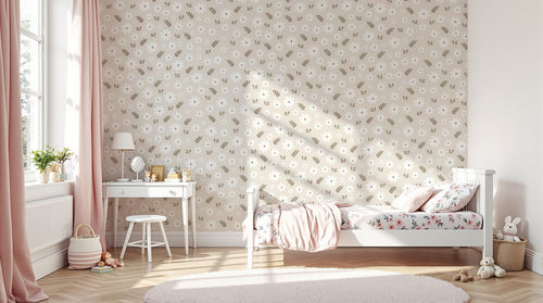 Papier peint Liberty Floral - Sur mesure - Design A0161