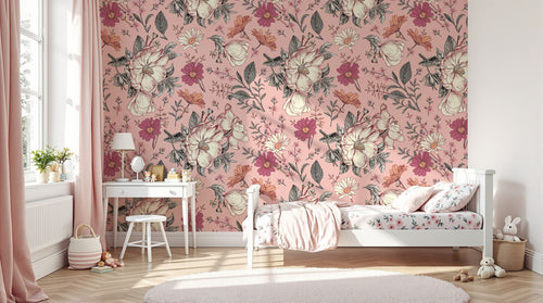 variant:D0176 | enfant_06_girly — Prairie Liberty Sable — papier peint Novomur