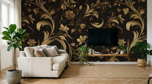 Papier peint Damasse Classique - 8 designs exclusifs - Design A0405