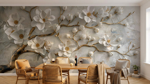 Papier peint Floral - Sur mesure - Design A0104