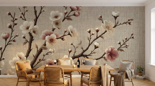 Papier peint Cerisier - Sur mesure - Design A0273