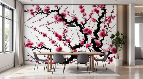 variant:A0807 | salle_02_modern — Petales de Sakura Gris Perle — papier peint Novomur