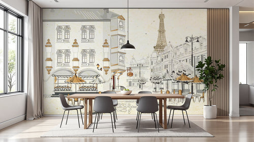 variant:SK0794 | salle_02_modern — Eden Oriental Sable — papier peint Novomur