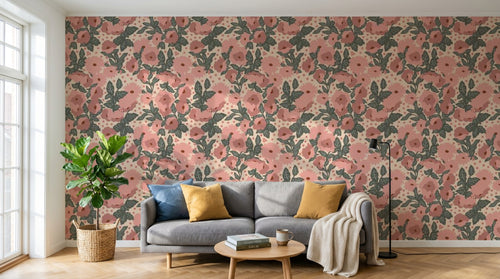 variant:A0241 | salon_02_scandi_morning — Liberty Champetre Anthracite — papier peint Novomur