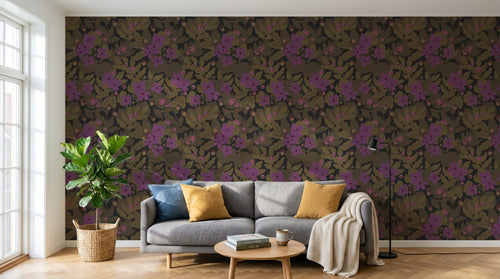 variant:A0244 | salon_02_scandi_morning — Liberty Champetre Anthracite — papier peint Novomur