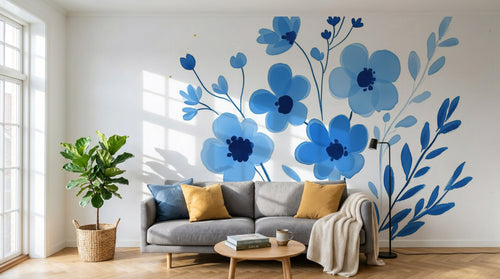 variant:A0624 | salon_02_scandi_morning — Champ de Fleurs Ivoire — papier peint Novomur