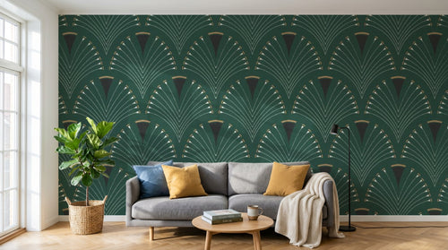 variant:D0605 | salon_02_scandi_morning — Liberty Champetre Anthracite — papier peint Novomur