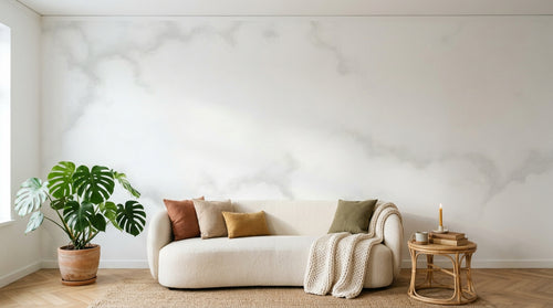 variant:D0985 | salon_03_boho — Aquarelle Douce Ivoire — papier peint Novomur