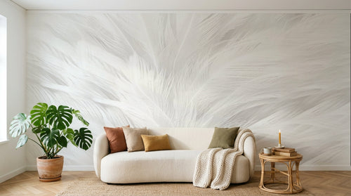 variant:SD0300 | salon_03_boho — Brume d'Aquarelle Ivoire — papier peint Novomur