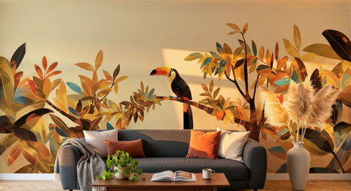 Papier peint Palmier Tropical - Sur mesure - Design A0004