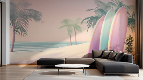 Papier peint Paysage Plage - Sur mesure - Design A0074