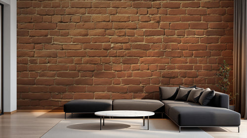 variant:A0423 | salon_07_modern_evening — Brique Apparente — papier peint Novomur