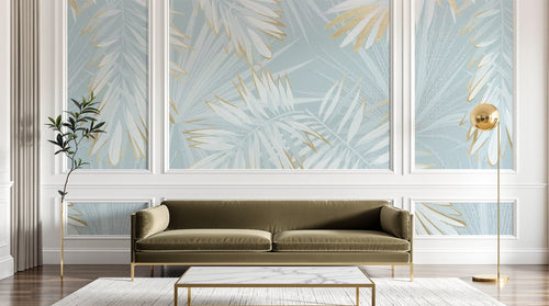 variant:D0052 | salon_08_luxe_olive — Arabesques Classiques Gris — papier peint Novomur