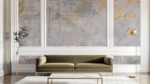 variant:SK0860 | salon_08_luxe_olive — Marbre Calacatta Ivoire — papier peint Novomur