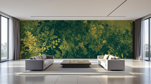 variant:A0044 | salon_09_panoramic_wide — Pivoines Sauvages Ivoire — papier peint Novomur