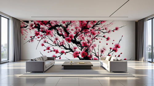 variant:A0487 | salon_09_panoramic_wide已做 — Hanami Sable — papier peint Novomur