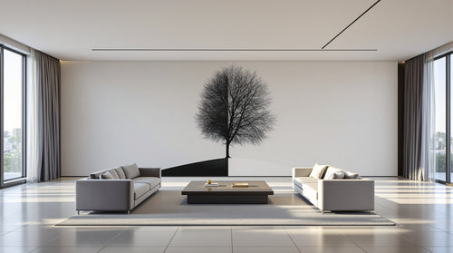 variant:A0492 | salon_09_panoramic_wide已做 — Pivoines Sauvages Ivoire — papier peint Novomur