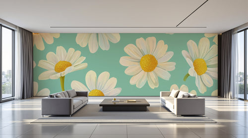 variant:A0806 | salon_09_panoramic_wide — Jardin Sauvage Beige — papier peint Novomur