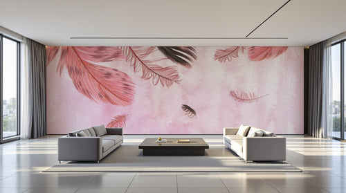 variant:SK0540 | salon_09_panoramic_wide — Botanique Delicate Ivoire — papier peint Novomur