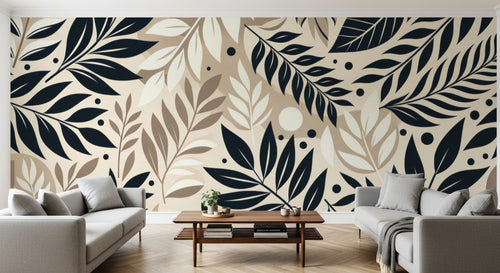 variant:A0019 | salon_10_panoramic_sym已做 — Arabesques Classiques Gris — papier peint Novomur