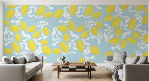 variant:A0321 | salon_10_panoramic_sym — Arabesques Classiques Gris — papier peint Novomur