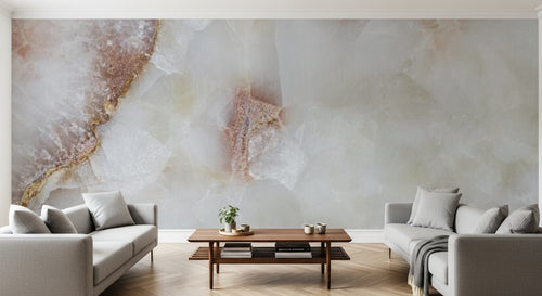 variant:C0751 | salon_10_panoramic_sym — Marbre de Carrare Blanc — papier peint Novomur