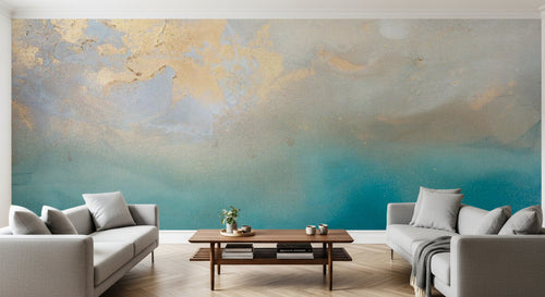 variant:D0093 | salon_10_panoramic_sym — Marbre Obsidienne Noir — papier peint Novomur