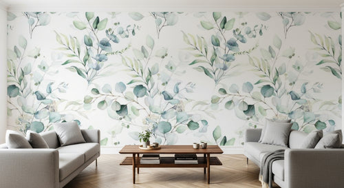 variant:D0128 | salon_10_panoramic_sym — Arabesques Classiques Gris — papier peint Novomur