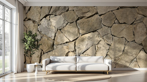 variant:F0219 | salon_11_perspective — Brique Apparente — papier peint Novomur