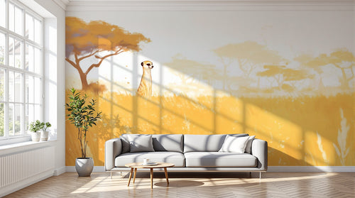 variant:A0072 | salon_12_dramatic_shadows已做 — Palette Vivante Peche — papier peint Novomur