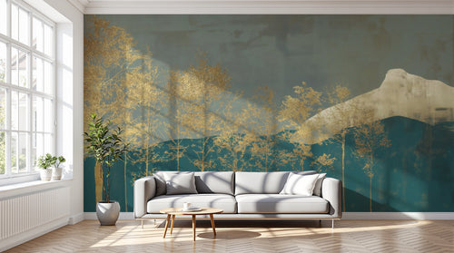 variant:A0079 | salon_12_dramatic_shadows — Structure Minimaliste Taupe — papier peint Novomur